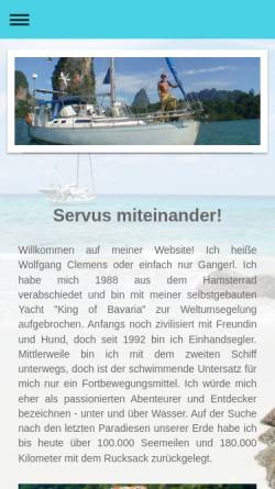 Vorschau der mobilen Webseite www.sy-bavaria.de, Segelyacht Bavaria
