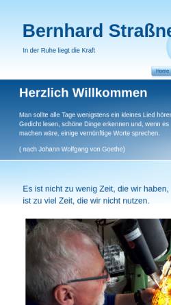 Vorschau der mobilen Webseite www.bernhard-strassner.de, Strassner, Bernhard