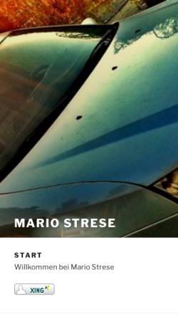 Vorschau der mobilen Webseite www.strese.org, Strese, Mario