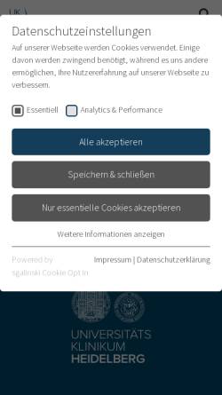 Refraktive Chirurgie an der Universitätsklinik Heidelberg