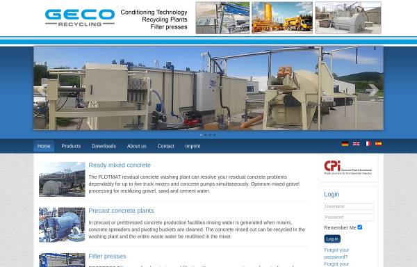 Vorschau von www.geco-online.de, Geco Geräte-Konstruktionen GmbH