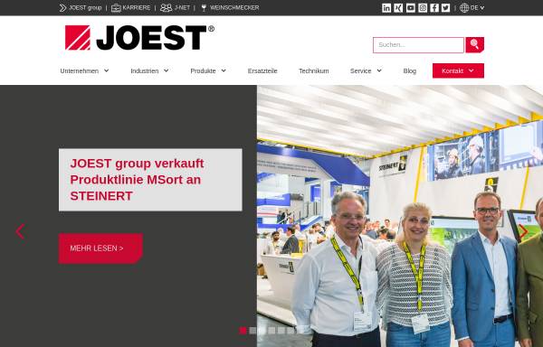 Vorschau von www.joest.com, Jöst GmbH & Co. KG