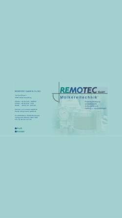 Vorschau der mobilen Webseite www.remotec-gmbh.de, REMOTEC GmbH