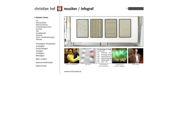 Vorschau von www.kulturzukunft.de, kulturzukunft.de - Christian Hof - Kunst ist Buchdruck für die Emotionen