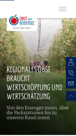 Vorschau der mobilen Webseite www.obst-vom-bodensee.de, Obst vom Bodensee
