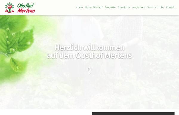 Vorschau von obsthof-mertens.de, Obsthof Mertens
