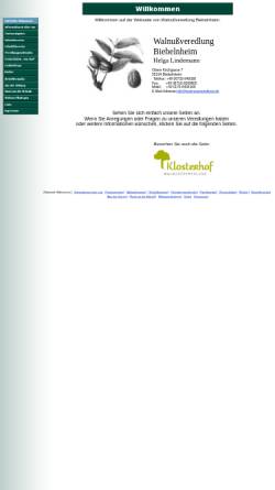 Vorschau der mobilen Webseite walnussveredlung.de, Walnußveredlung Biebelnheim - Helga Lindemann