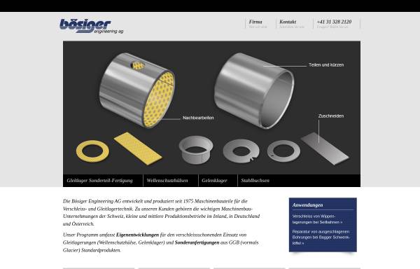 Vorschau von www.boesiger-engineering.ch, Bösiger Engineering AG