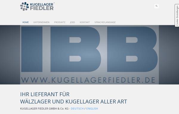Vorschau von www.kugellagerfiedler.com, Kugellager Fiedler GmbH & Co KG