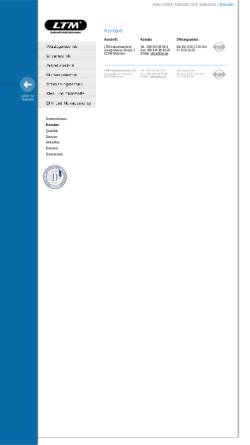 Vorschau der mobilen Webseite www.ltm.de, LTM Industriebedarf, Inh. Fritz Mayer