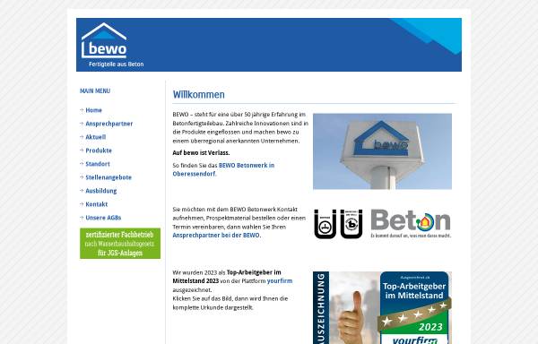 BEWO - Betonwerk Oberessendorf GmbH & Co. KG