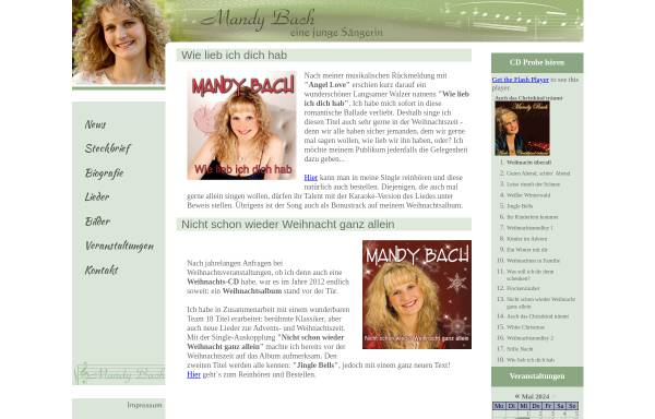 Vorschau von www.mandy-bach.de, Bach, Mandy