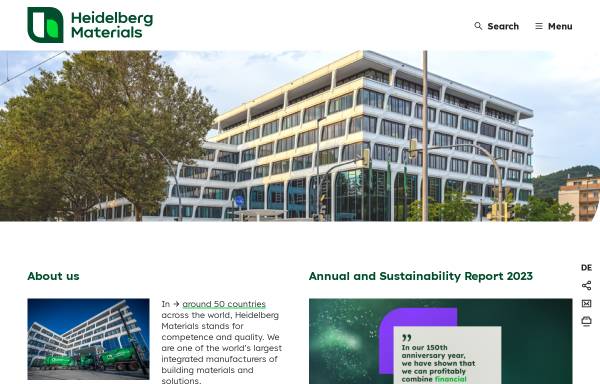 Vorschau von www.heidelbergmaterials.com, HeidelbergCement AG