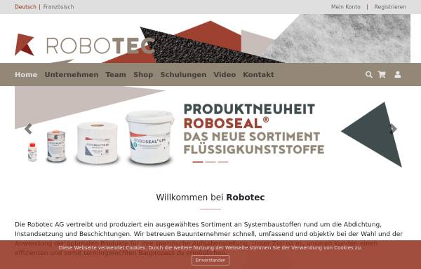 Vorschau von www.robotec.ch, Robotec-Schomburg AG