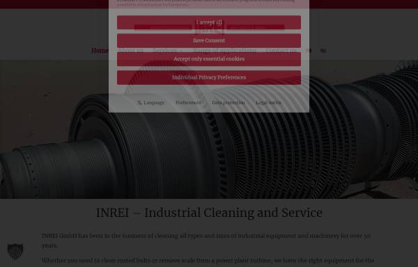 Vorschau von inrei.de, INREI Industriereinigung und Service GmbH