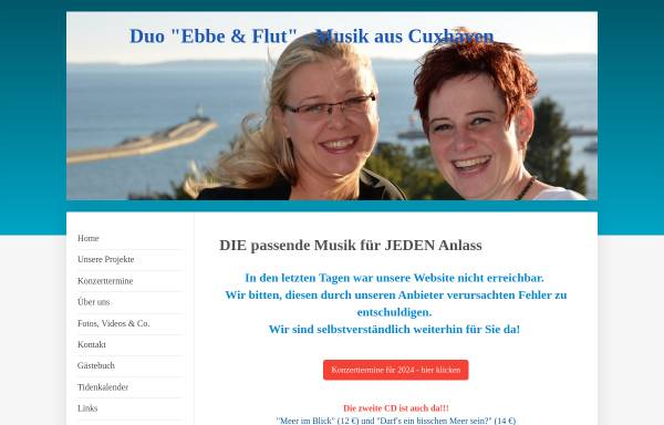 Vorschau von www.ebbe-und-flut.com, Ebbe und Flut