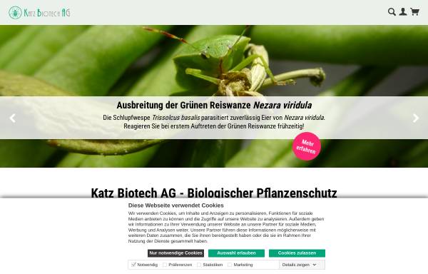 Vorschau von www.katzbiotech.de, Katz Biotech AG