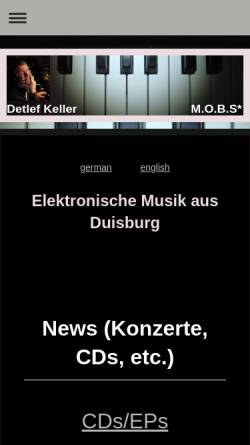 Vorschau der mobilen Webseite www.detlef-keller.de, Keller, Detlef