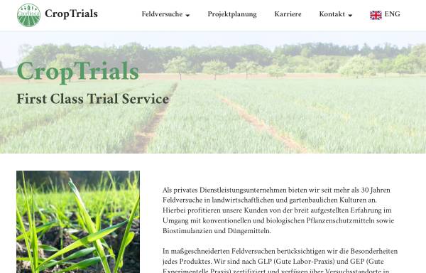 Vorschau von www.versuchswesen.de, Versuchswesen Pflanzenschutz