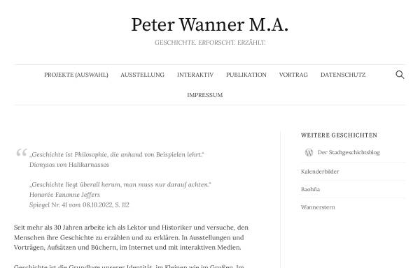 Vorschau von p-wanner.de, Wanner, Peter