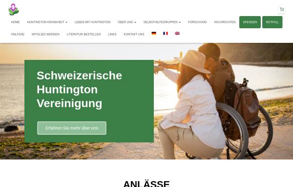 Vorschau von www.shv.ch, Die Schweizerische Huntington Vereinigung