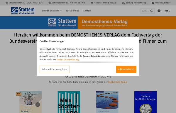 Vorschau von www.demosthenes-verlag.de, Demosthenes-Verlag