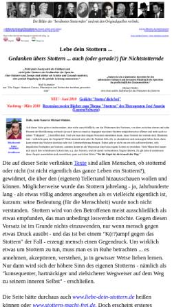 Vorschau der mobilen Webseite www.lebe-dein-stottern.de, Gedanken übers Stottern - auch für Nichtstotternde