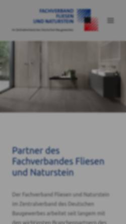 Vorschau der mobilen Webseite ffn-partner.de, Fachverband Deutsches Fliesengewerbe