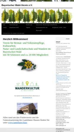 Vorschau der mobilen Webseite bayerischer-wald-verein.de, Bayerischer Wald-Verein