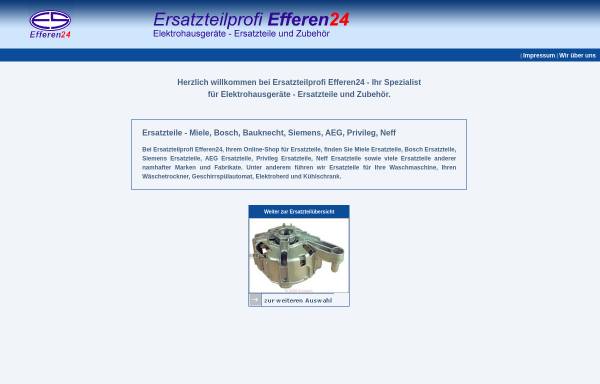 Vorschau von www.efferen24.de, Elektro-Service Werner Efferen GmbH