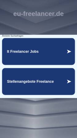 Vorschau der mobilen Webseite www.eu-freelancer.de, EU-Freelancer - FETS GmbH