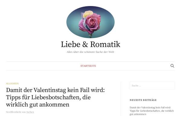 Vorschau von www.liebeundromantik.de, Gabys Liebe und Romantik