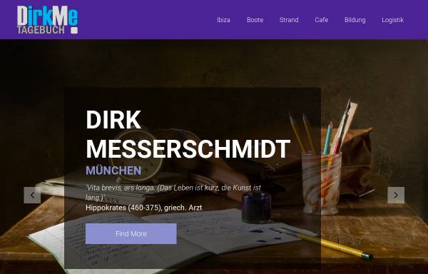 Vorschau von www.dirkme.de, Messerschmidt, Dirk