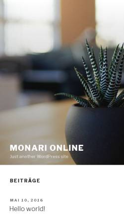 Vorschau der mobilen Webseite www.monari.org, Monari, Olsi