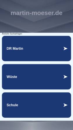 Vorschau der mobilen Webseite martin-moeser.de, Möser, Martin