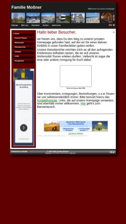 Vorschau der mobilen Webseite www.mossner.eu, Moßner, Familie