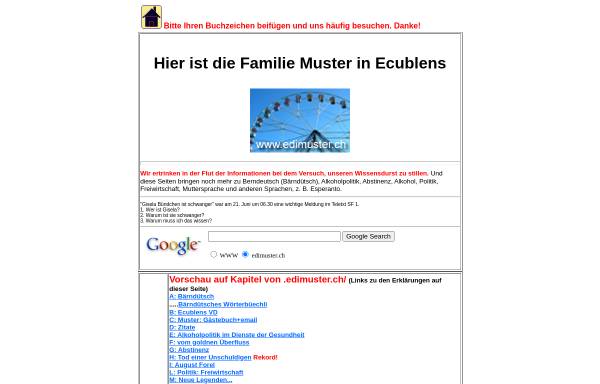 Muster, Familie