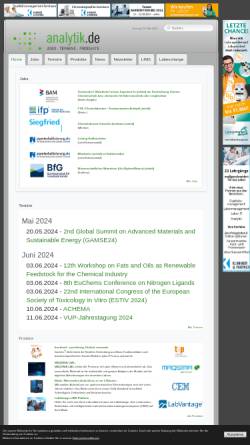 Vorschau der mobilen Webseite www.laboratorien.de, Labordatenbank [laboratorien.de]
