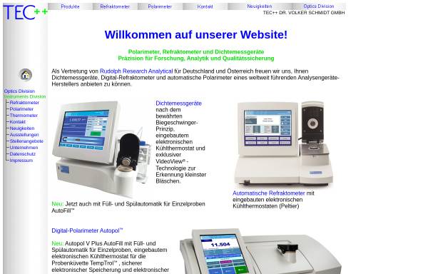 Vorschau von www.tecplusplus.de, TEC++ Dr. Volker Schmidt GmbH