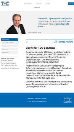 Vorschau der mobilen Webseite www.boettcher-tec-solutions.com, Boettcher-TEC-Solutions, Inh. Andreas Boettcher