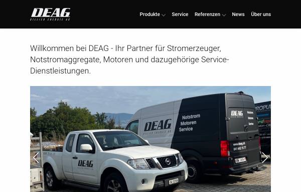 Vorschau von www.deag.ch, DEAG Dillier Energie AG