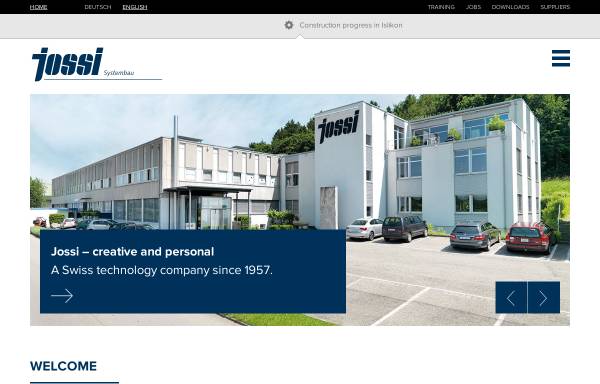 Vorschau von www.jossi.ch, Jossi Holding AG