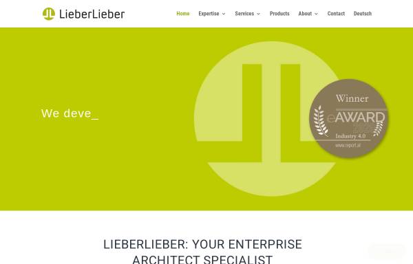 Vorschau von lieberlieber.com, LieberLieber Software GmbH