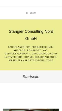 Vorschau der mobilen Webseite sc-nord.de, Stangier Consulting Nord GmbH