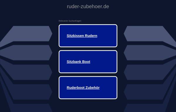 Vorschau von www.ruder-zubehoer.de, Ruder-Zubehör Olaf Preusse