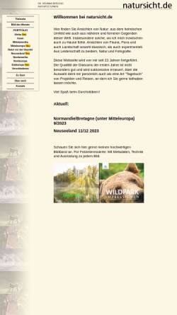 Vorschau der mobilen Webseite www.natursicht.de, Natursicht