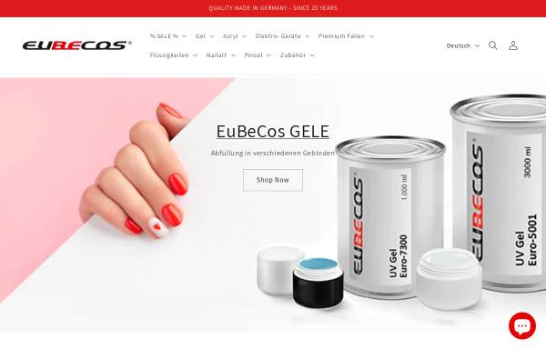 Vorschau von www.eubecos.de, Euro Beauty Cosmetics, B. Knauer