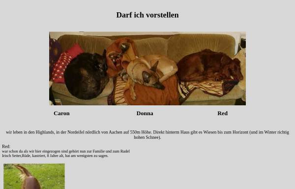 Vorschau von www.qrv.de, Caron, Donna und Red