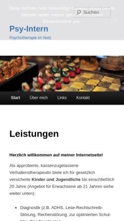 Vorschau der mobilen Webseite www.intern.de, Internet Intern