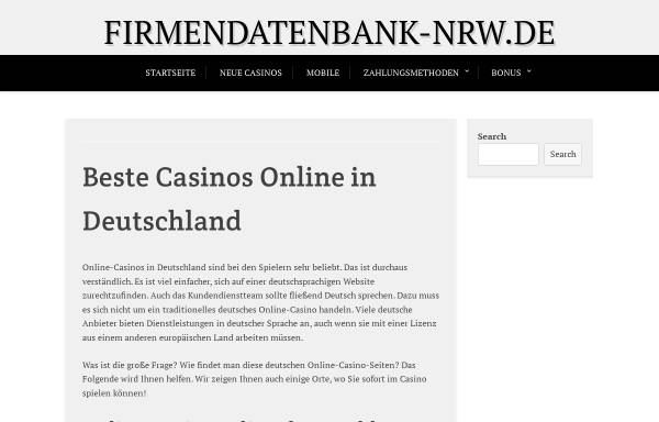 Vorschau von www.firmendatenbank-nrw.de, Firmendatenbank-NRW.de